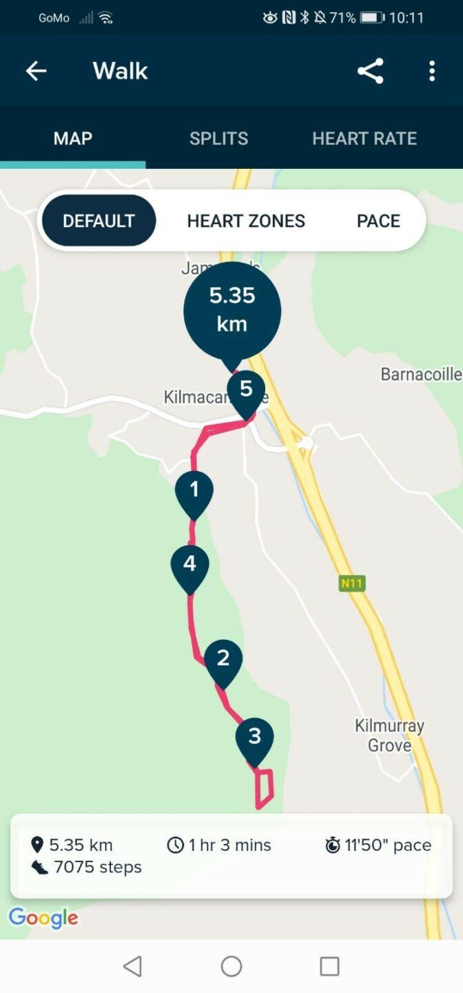 Aoibhe Nolan Day 22 Route
