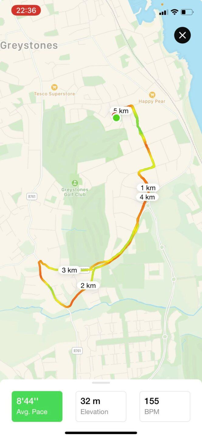 Janet Caffrey Day 10 Route