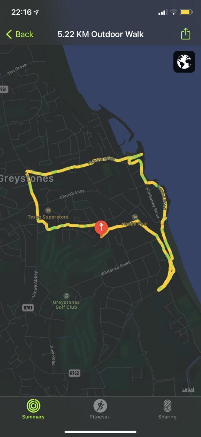 Aoife Finnegan Day 9 Route