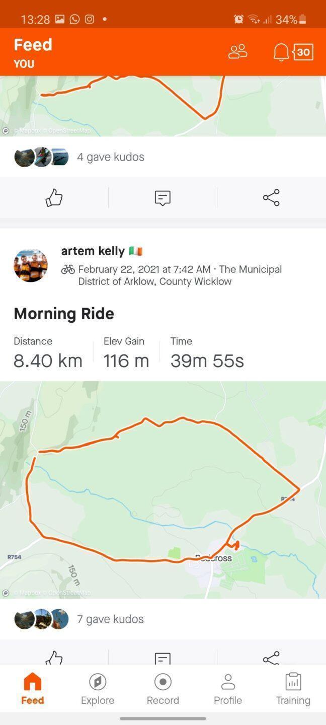 Artem Kelly Day 22 Route
