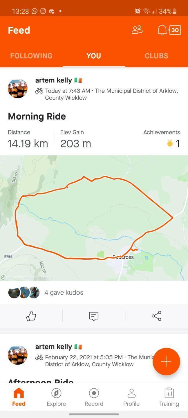 Artem Kelly Day 24 Route