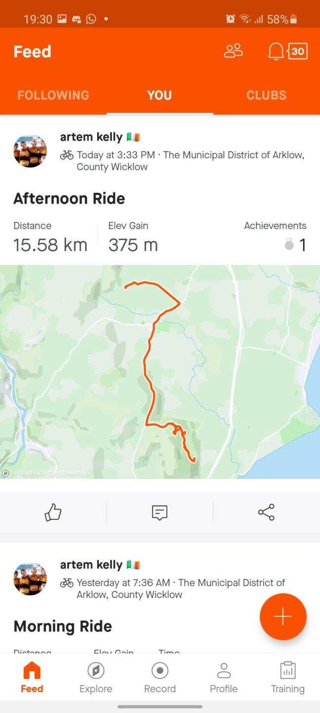 Artem Kelly Day 27 Route