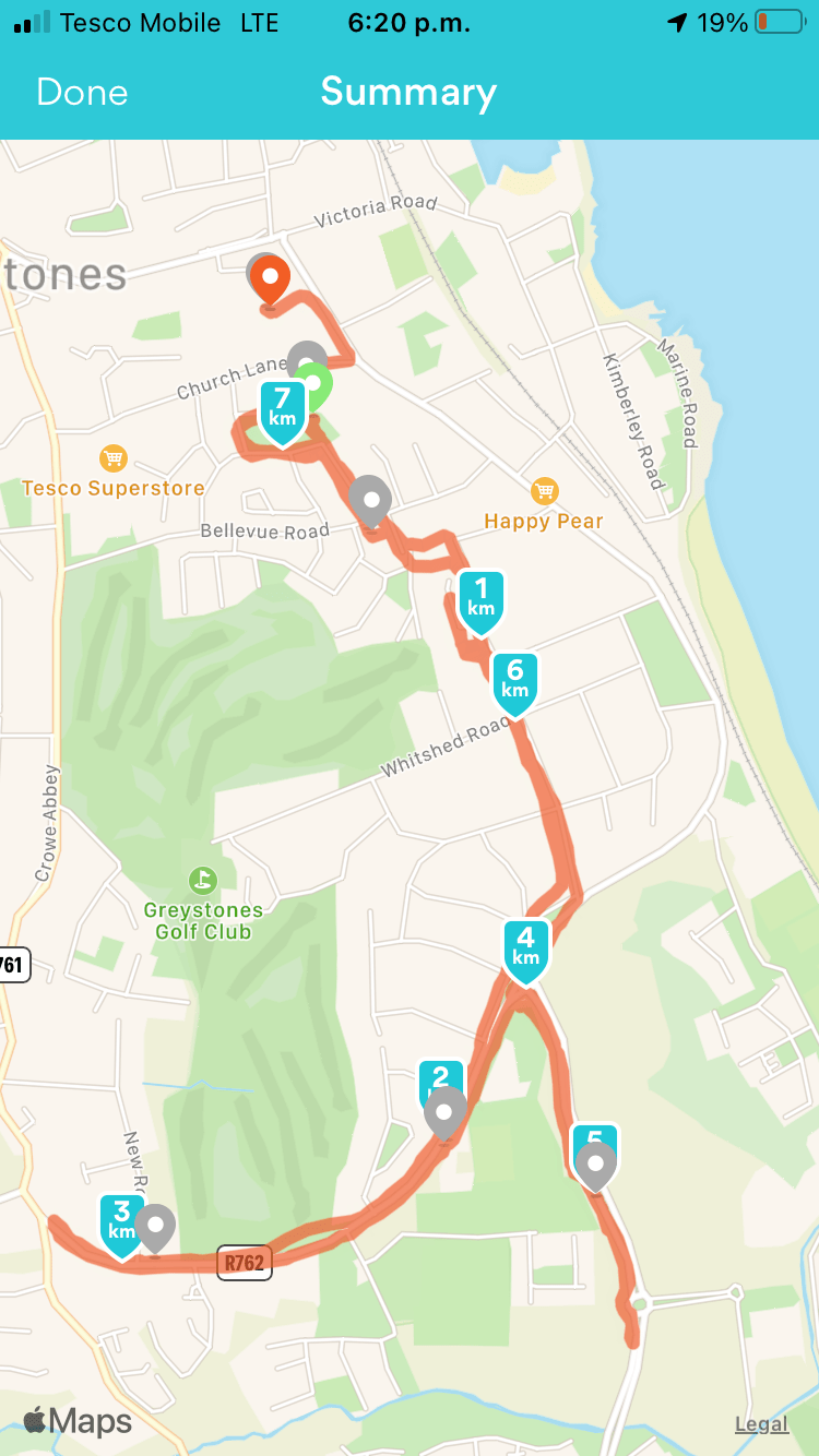 Chloe Caffery Day 10 Route