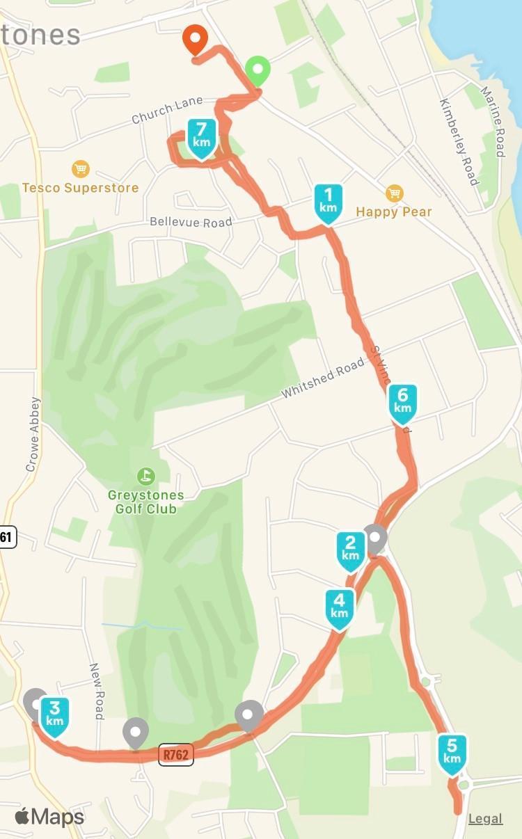 Chloe Caffrey Day 14 Route