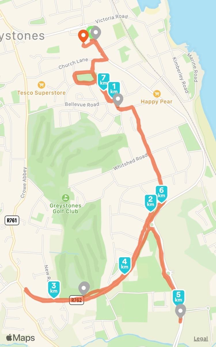 Chloe Caffrey Day 18 Route