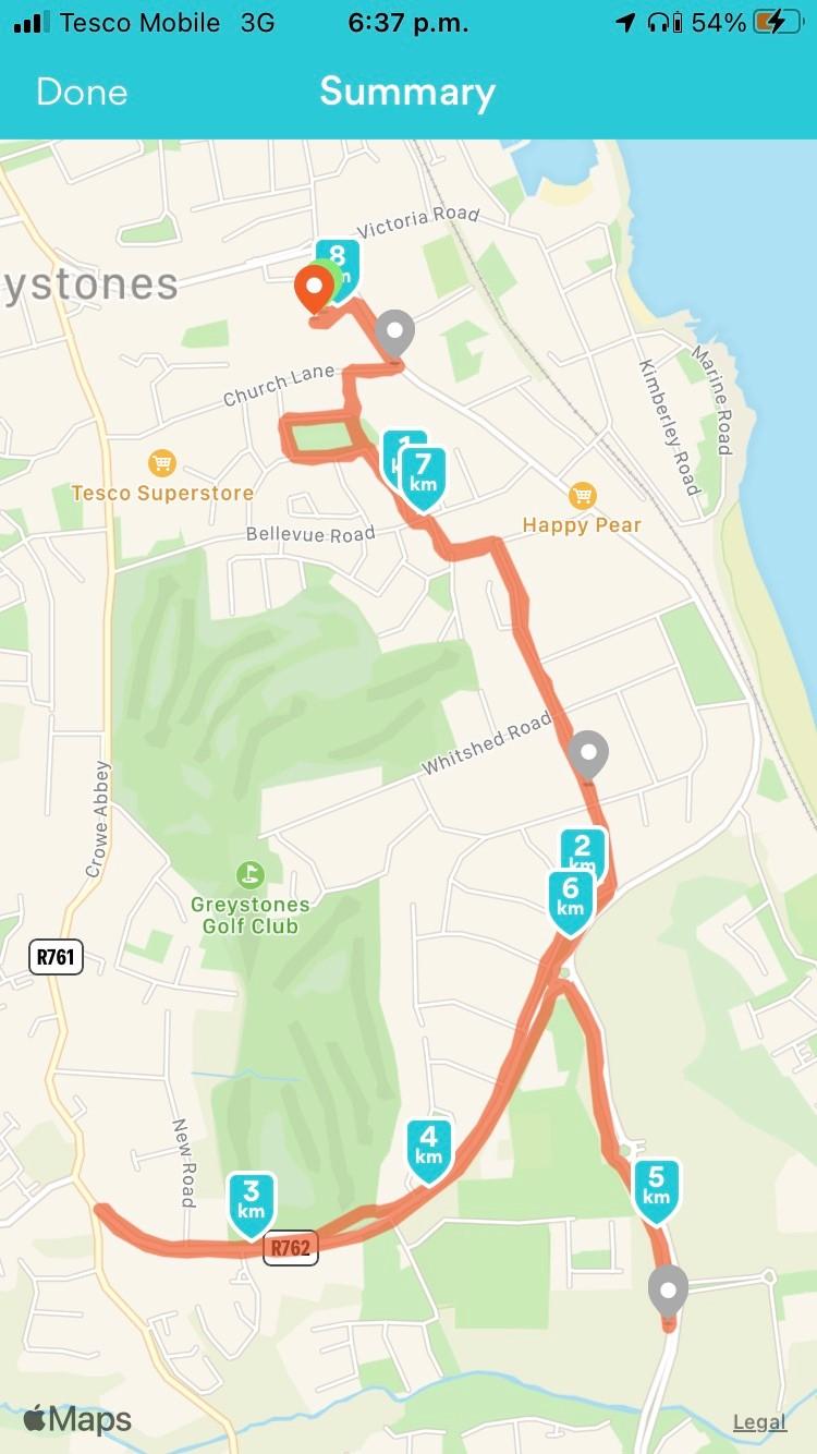 Chloe Caffrey Day 19 Route
