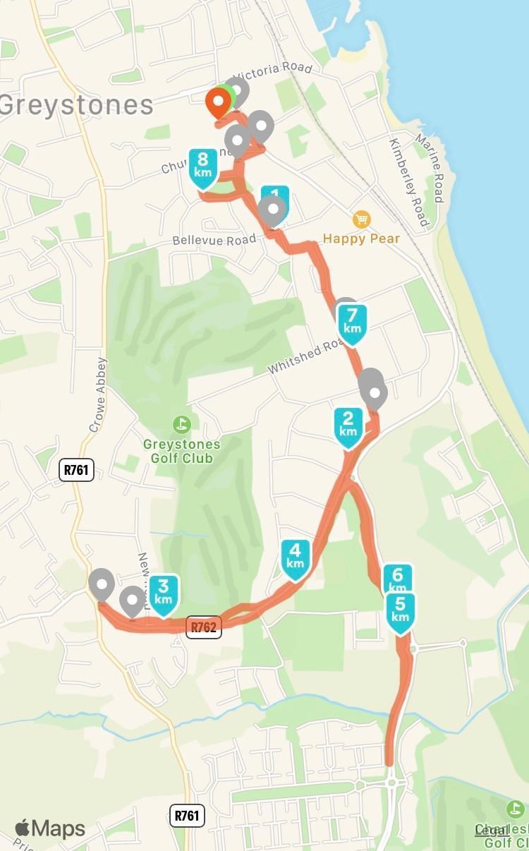 Chloe Caffrey Day 25 Route