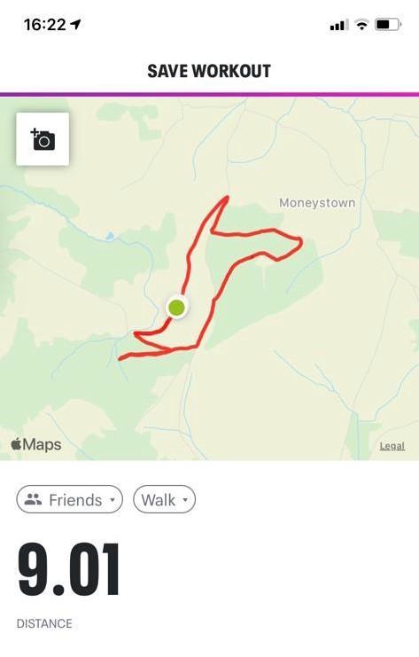 Ciaran Byrne Day 21 Route