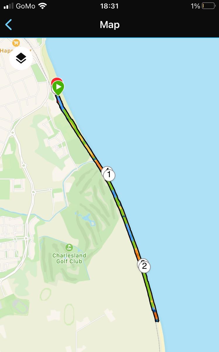 Gemma Fahy Day 10 Route