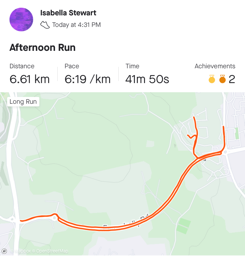 Janet Caffrey Day 10 Route