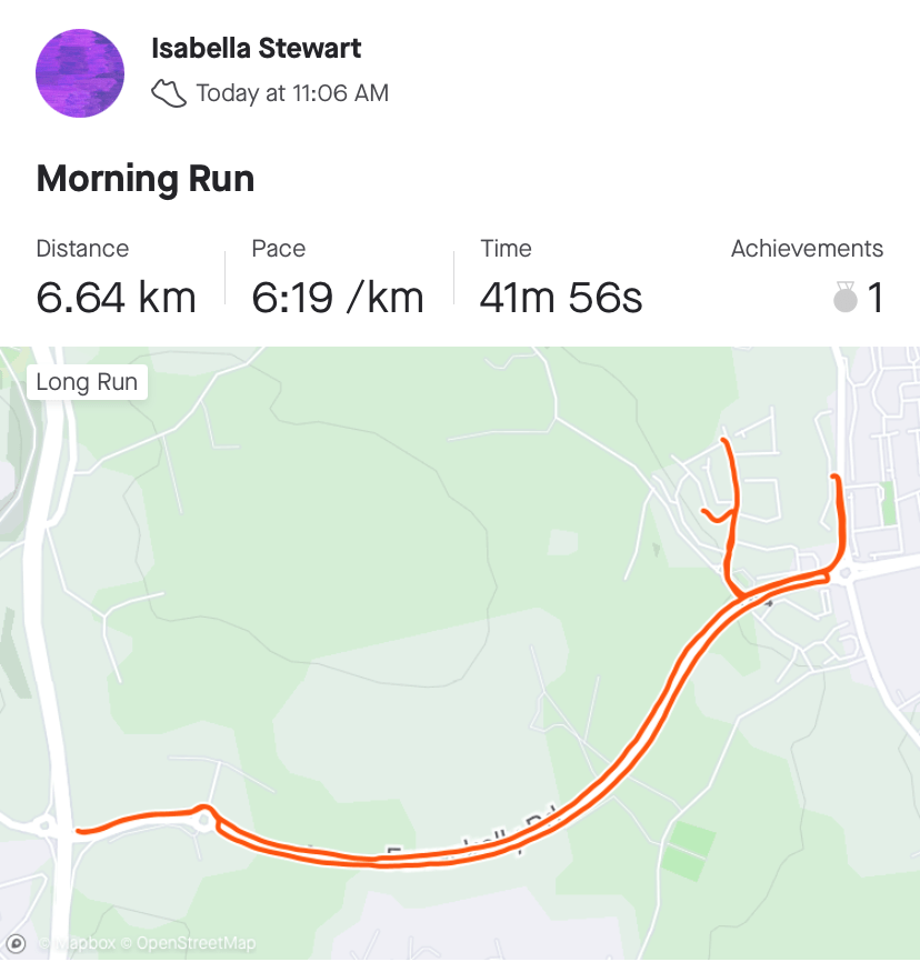 Isabella Day 21 Route