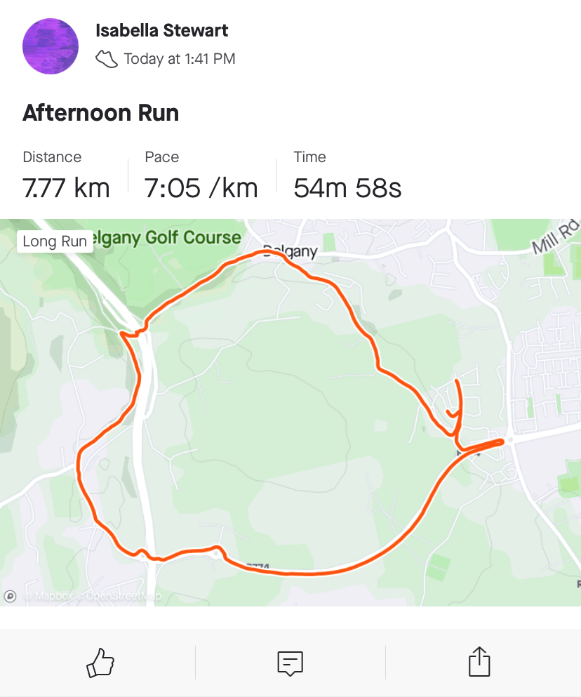 Isabella Day 7 Route