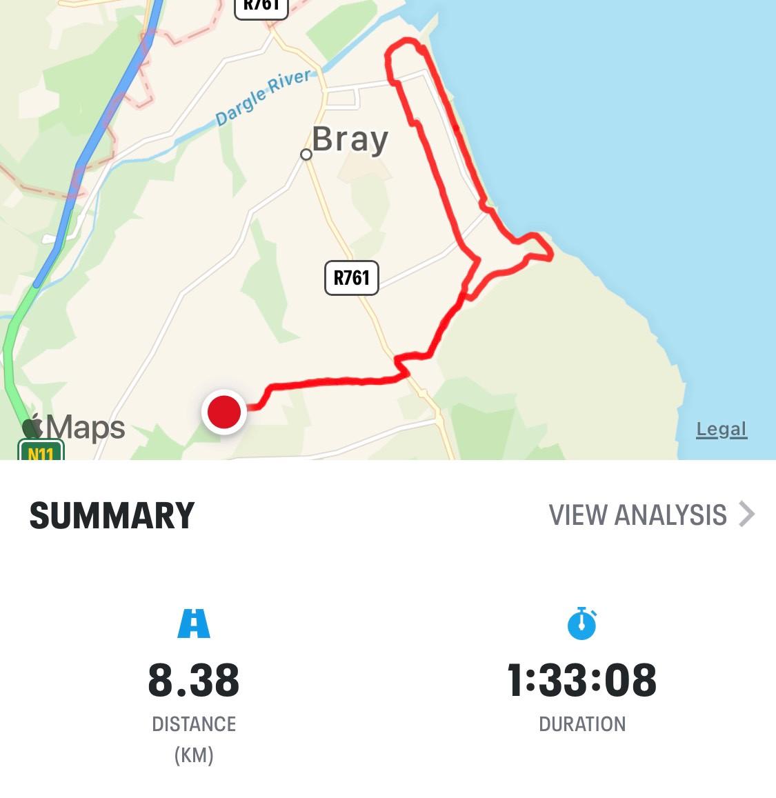Janet Caffrey Day 10 Route