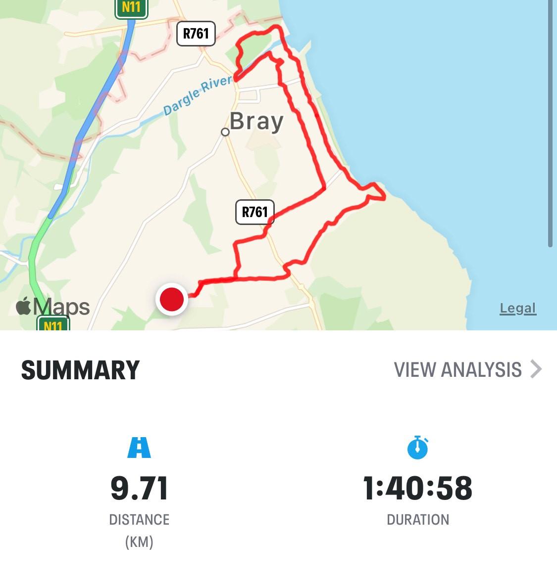Jake Heffernan Day 21 Route