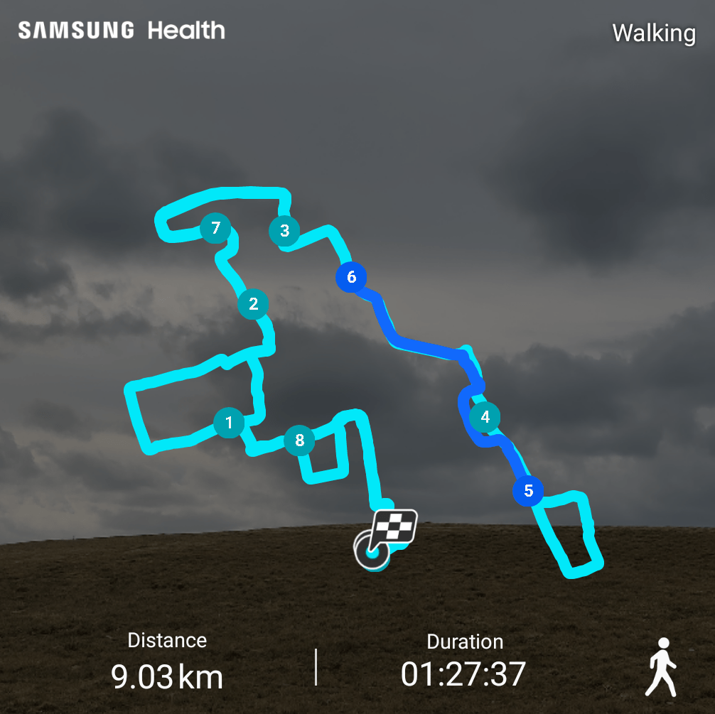 Janet Caffrey Day 10 Route