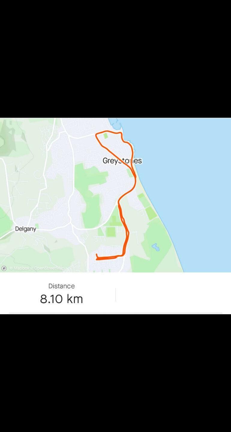 Janet Caffrey Day 8 Route