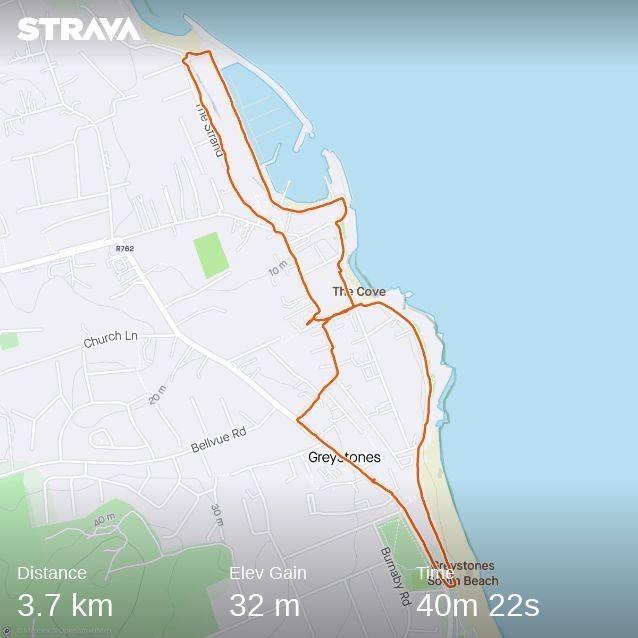 Olivia Kinnane Day 7 Route