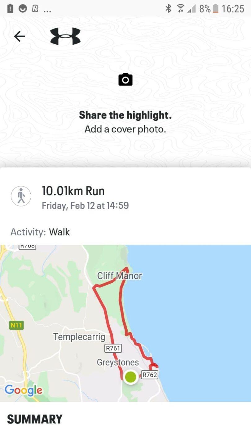 Janet Caffrey Day 10 Route