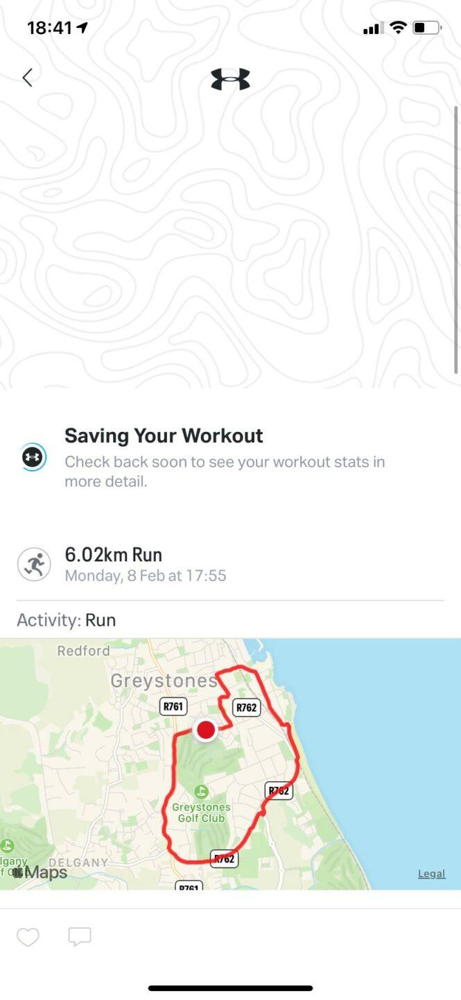 Janet Caffrey Day 8 Route