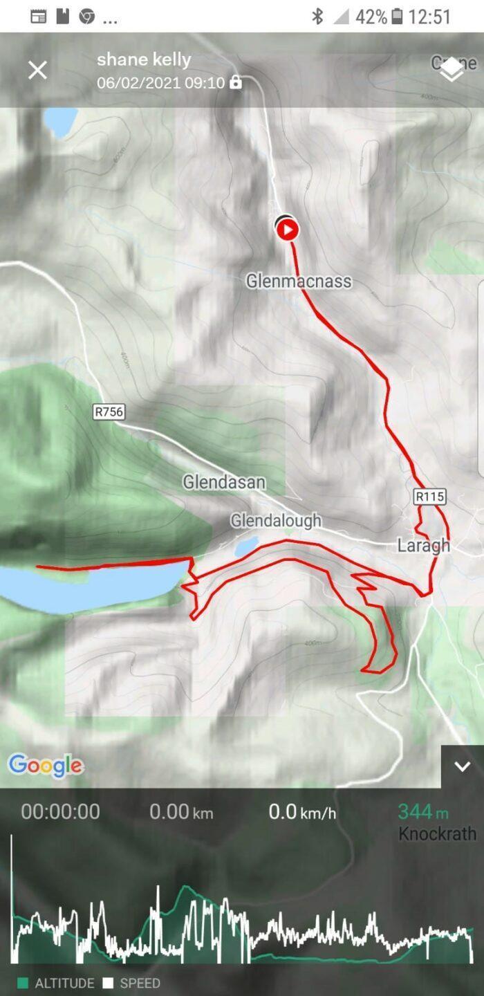 Shane Kelly Day 5 Route