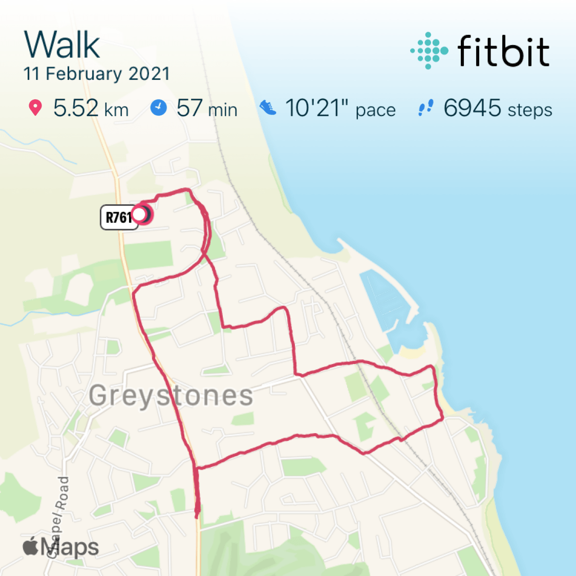 Janet Caffrey Day 10 Route