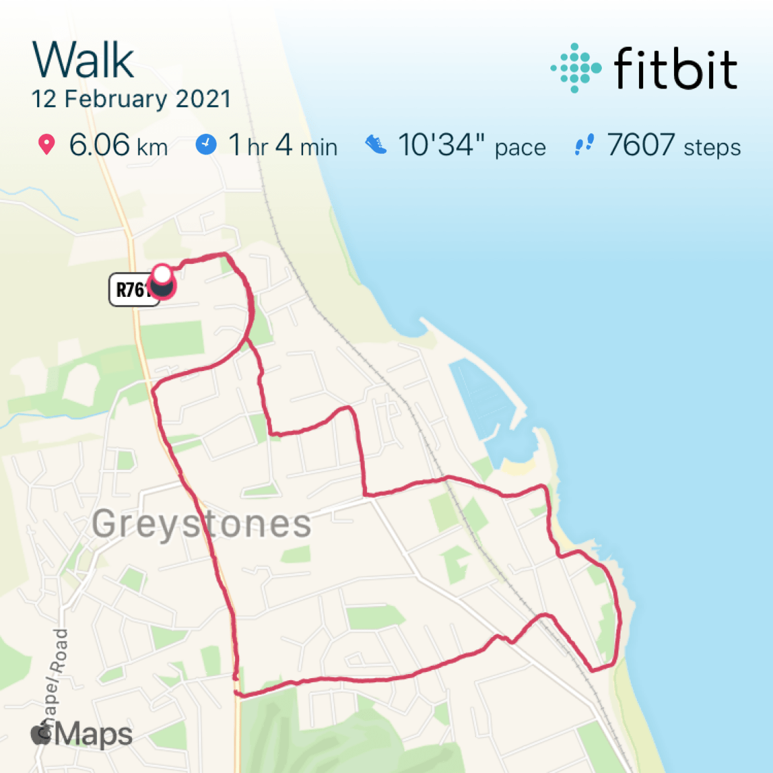 Janet Caffrey Day 10 Route