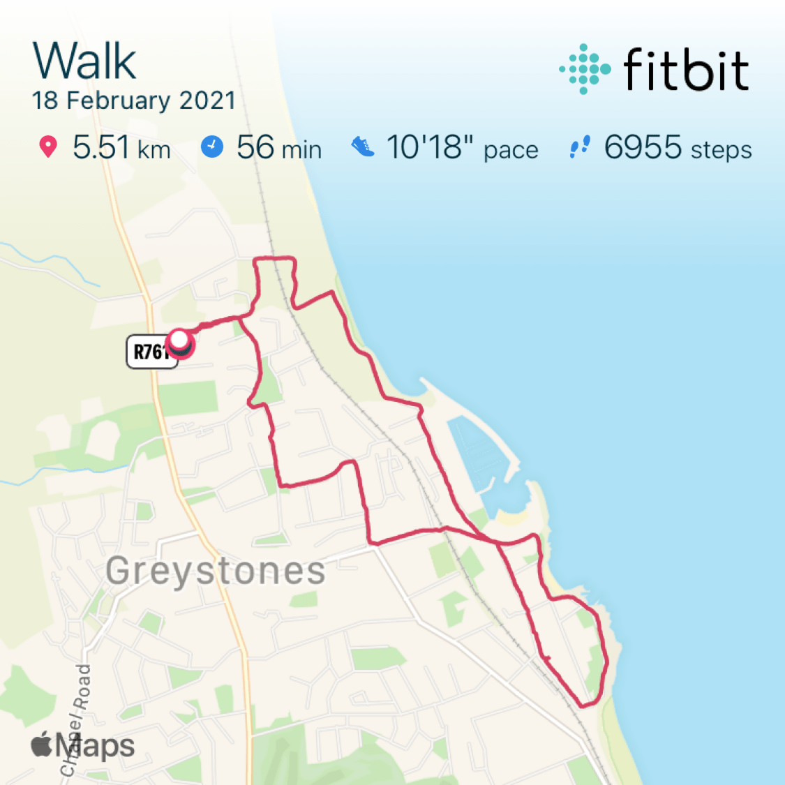 The Ivory's Day 18 Route