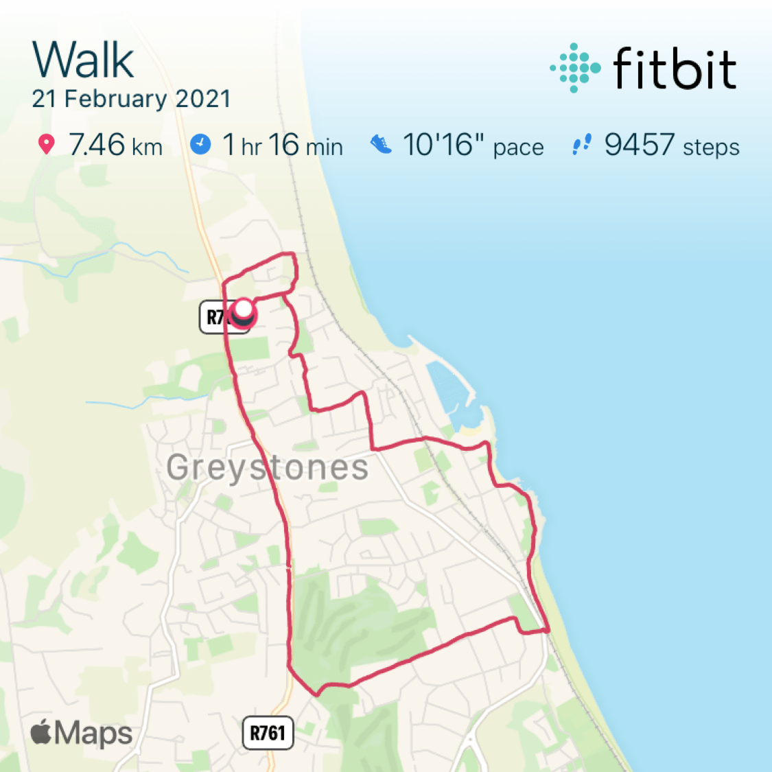 The Ivory's Day 21 Route