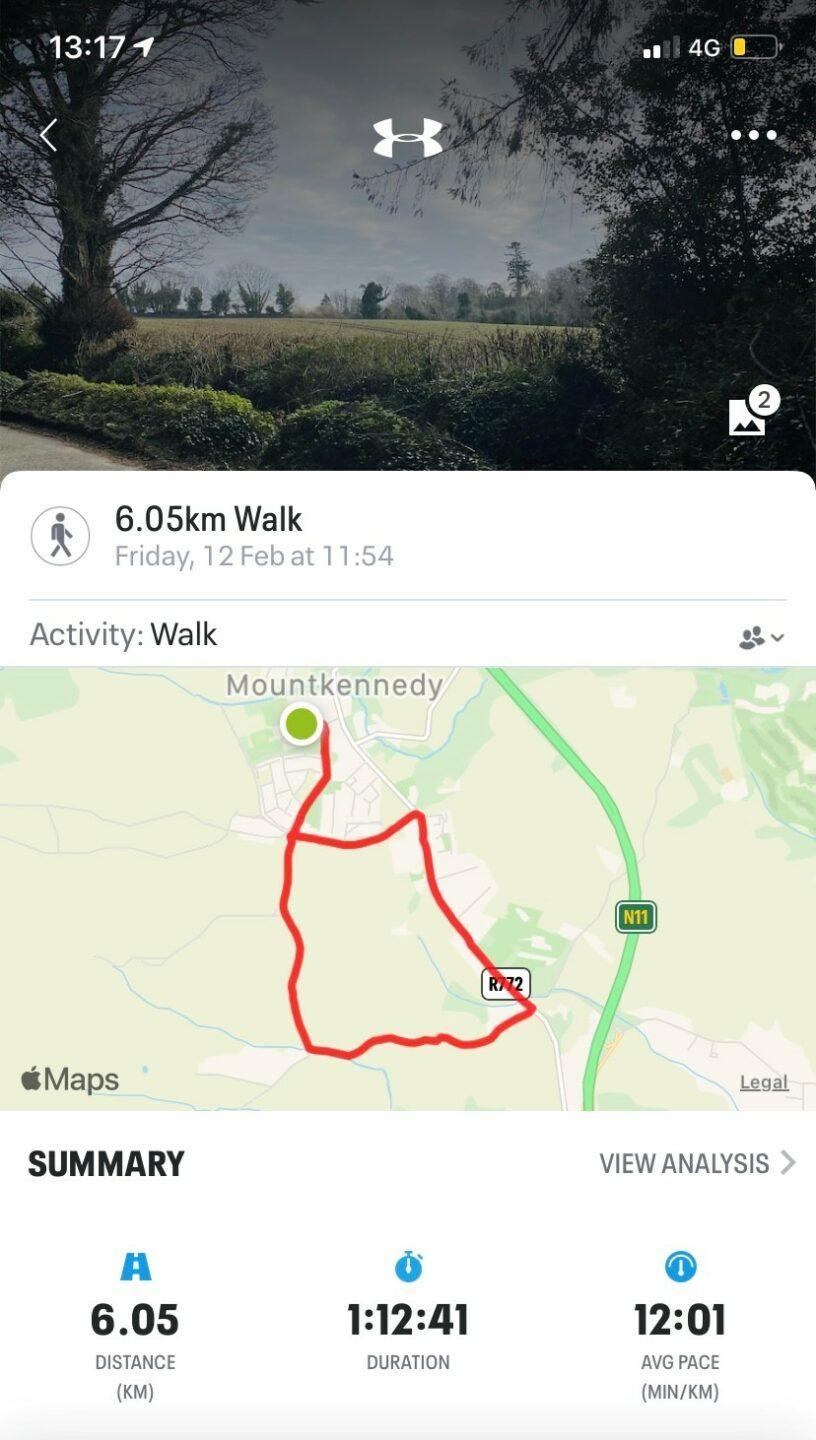 Janet Caffrey Day 10 Route